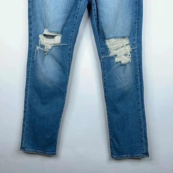 Madewell Perfect Vintage Jean Denman Wash Distressed High Rise Size 28 - Picture 5 of 13